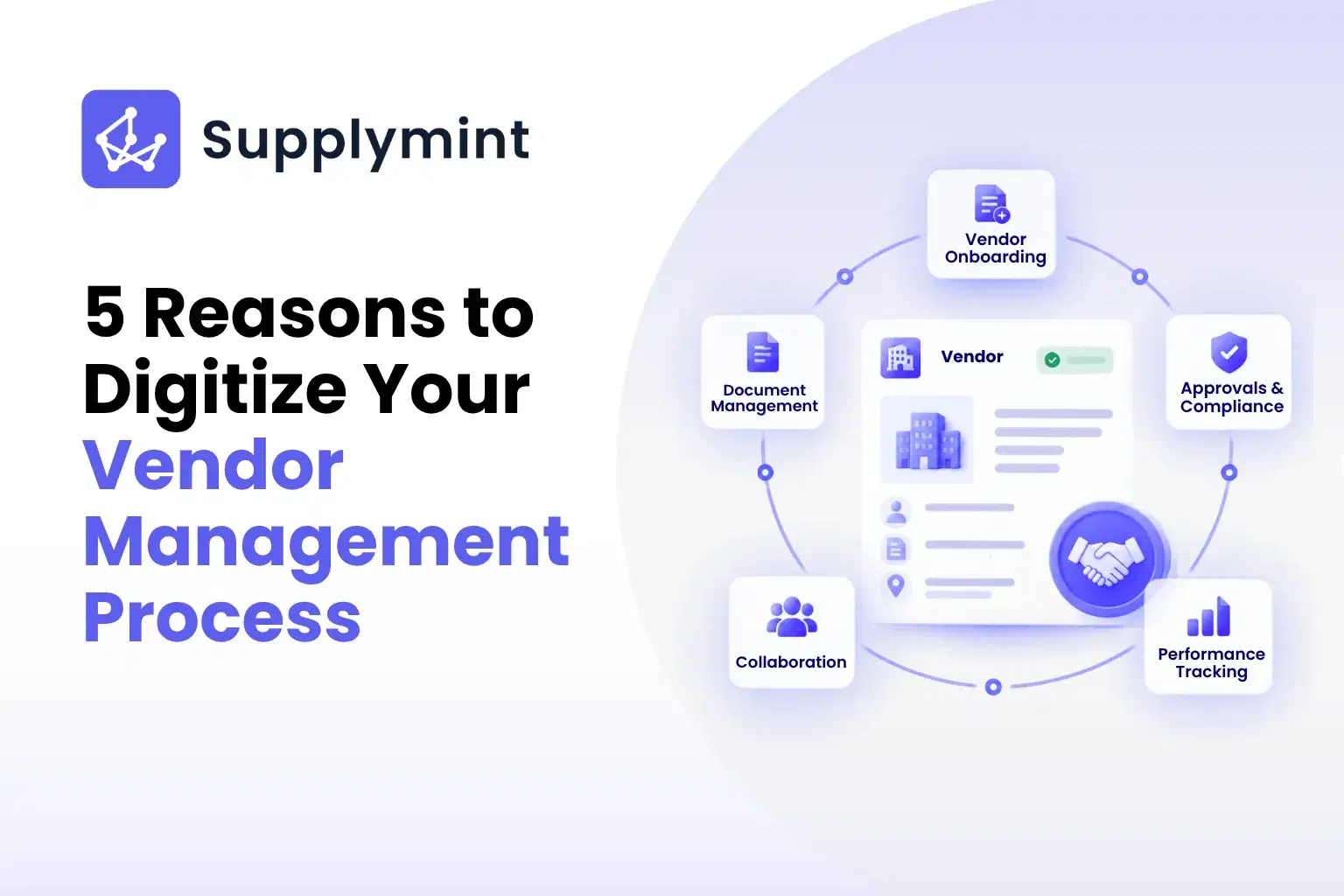 5 Reasons to Digitize Your Vendor Management Process