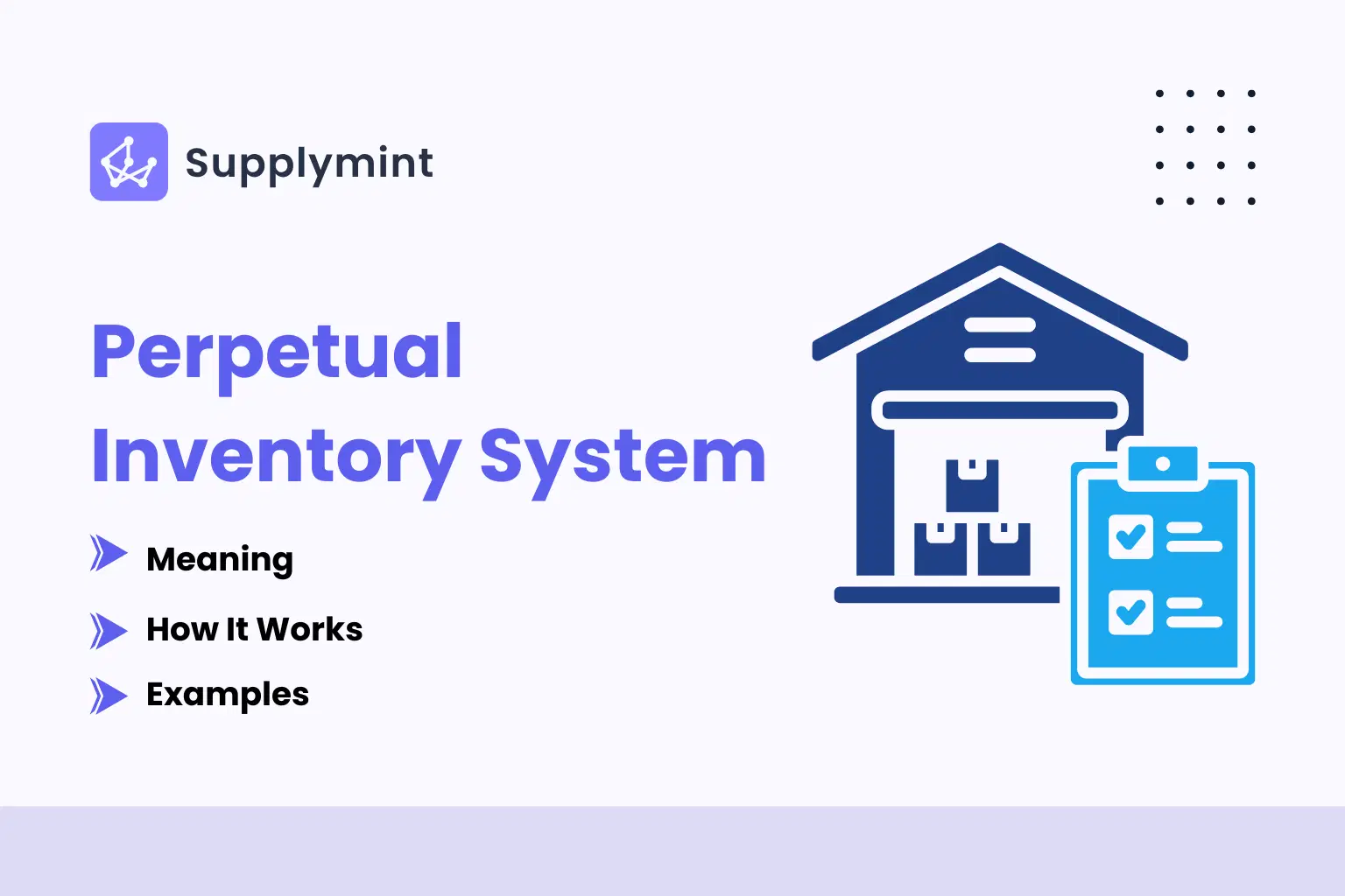 Perpetual Inventory System