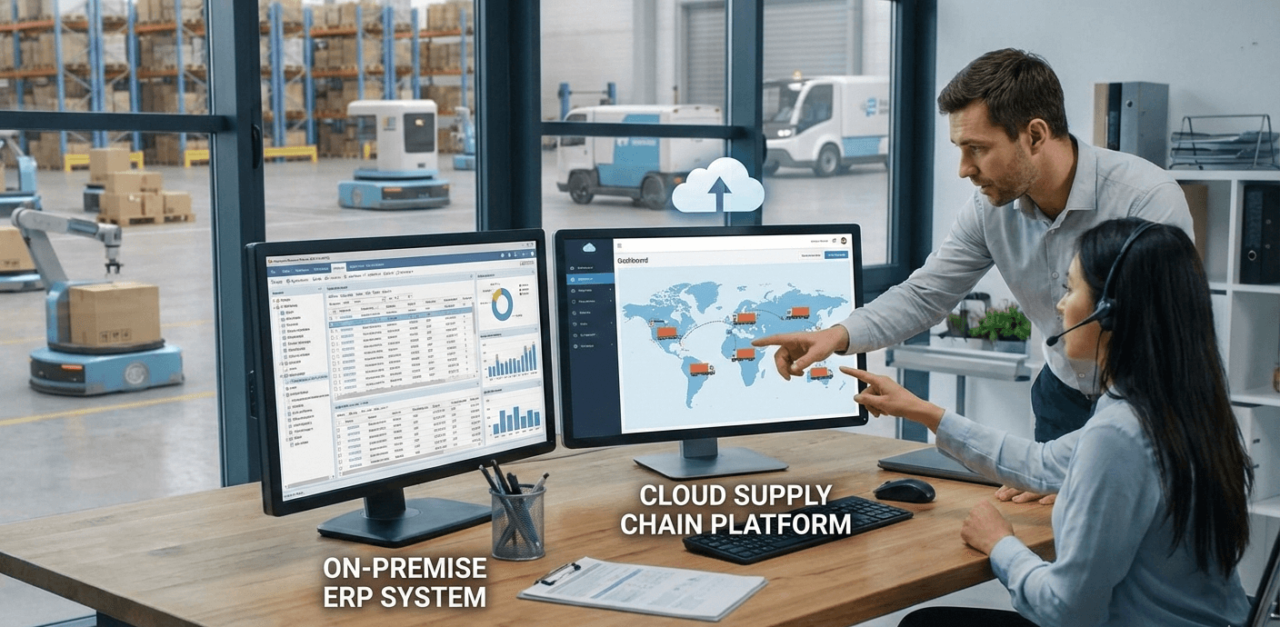 erp vs cloud supply chain software - supplymint