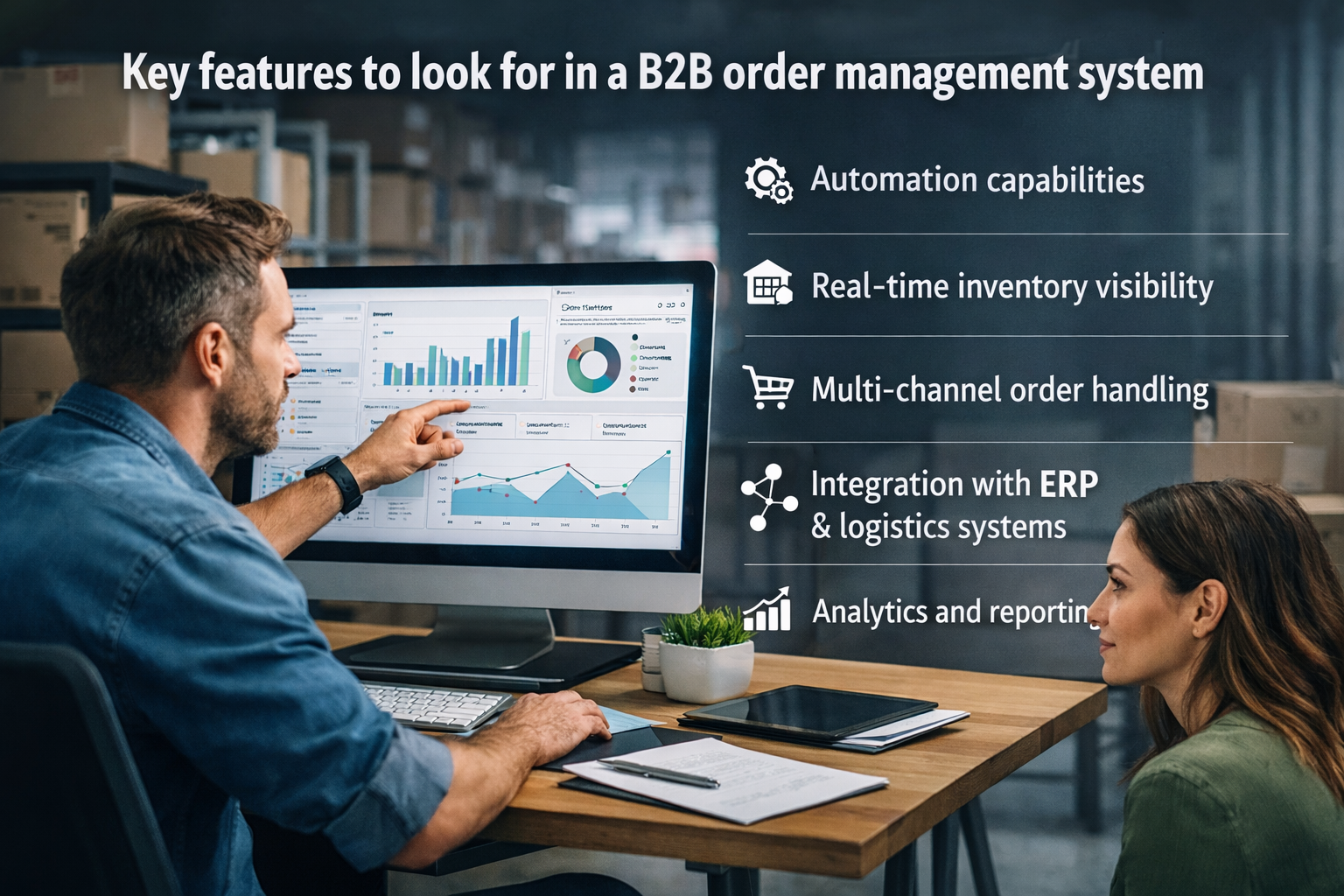 Key features to look for in a B2B order management system